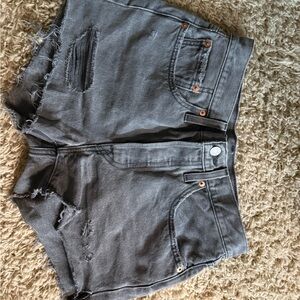 Levi's Gray 501 Jean Shorts